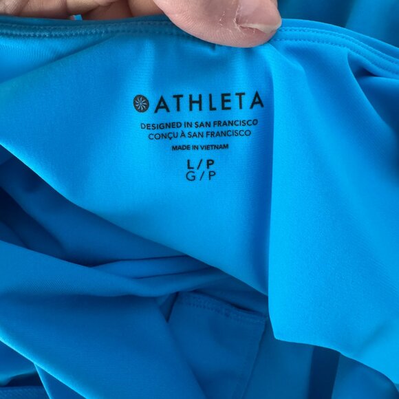 Athleta Deep Sea One Piece Swimsuit in Santorini Blue - Picture 7 of 9